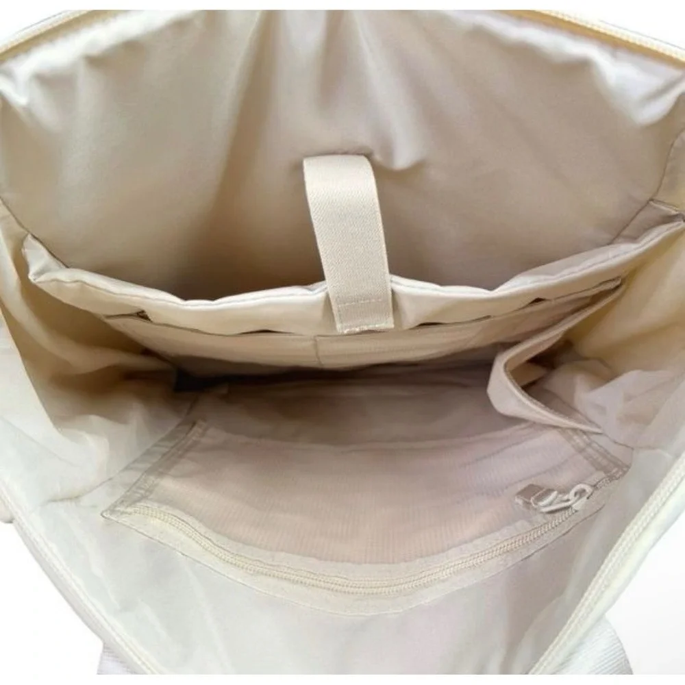 All in Motion Neoprene Backpack Tote Bag Cream Off White Laptop Sleeve NWT